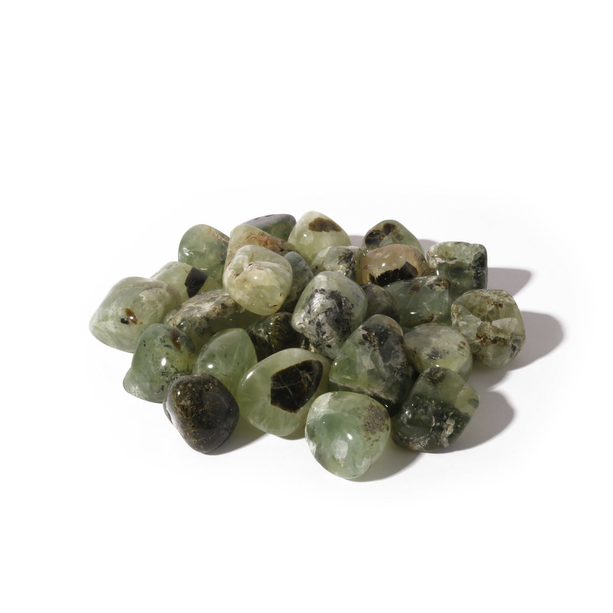 Prehnite Tumbled Stone 'B' (India) - 1lb bag