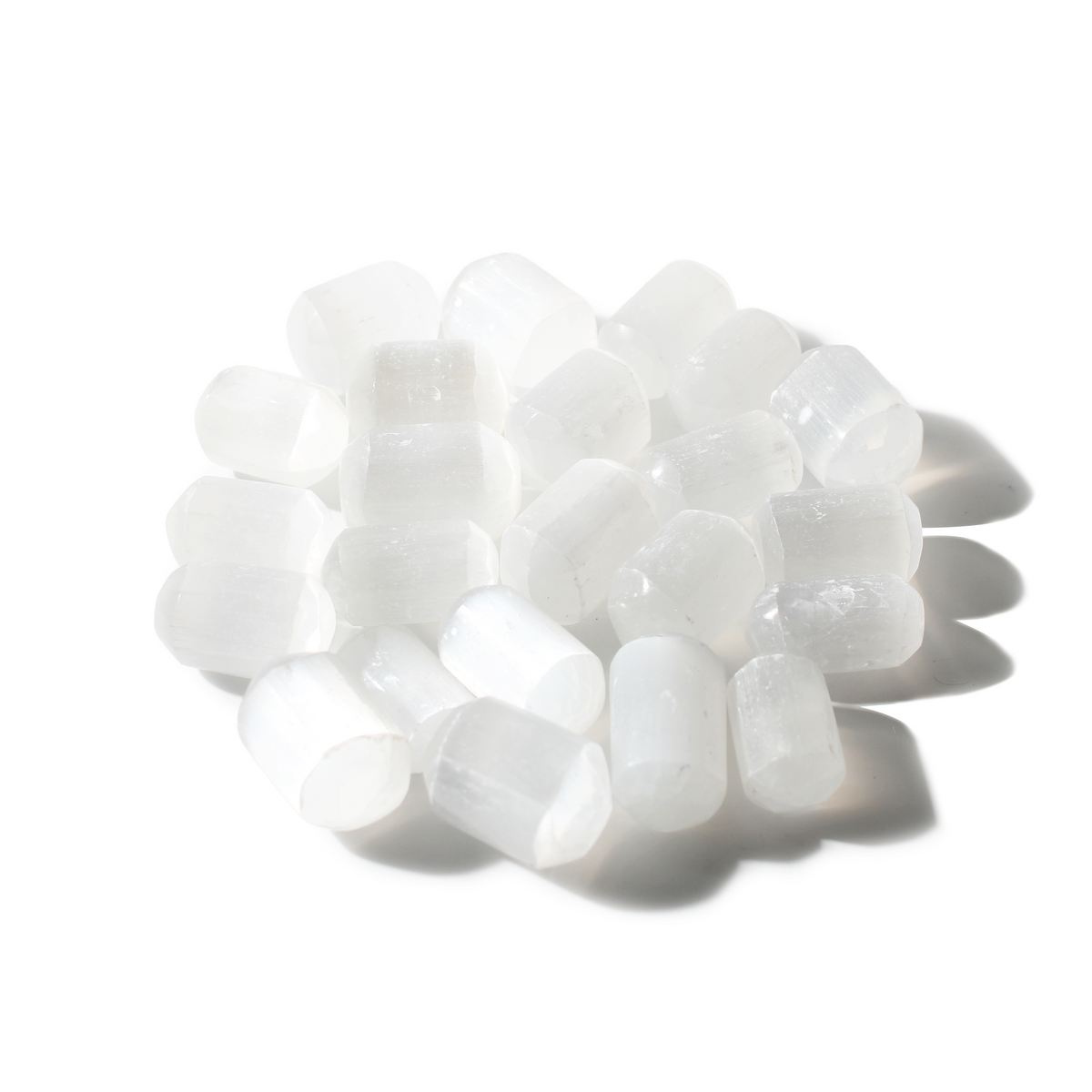 Selenite Tumbled Stones - Hand Polished