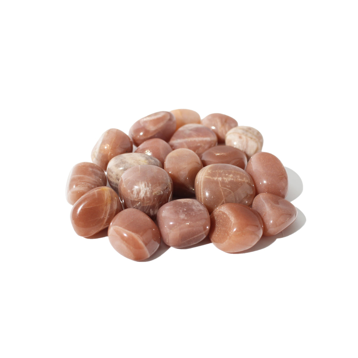 Golden Sunstone Tumbled Stones