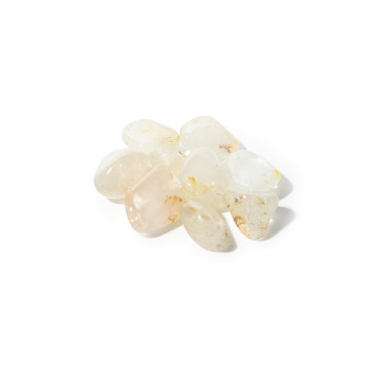 Silver Topaz Tumbled Stones