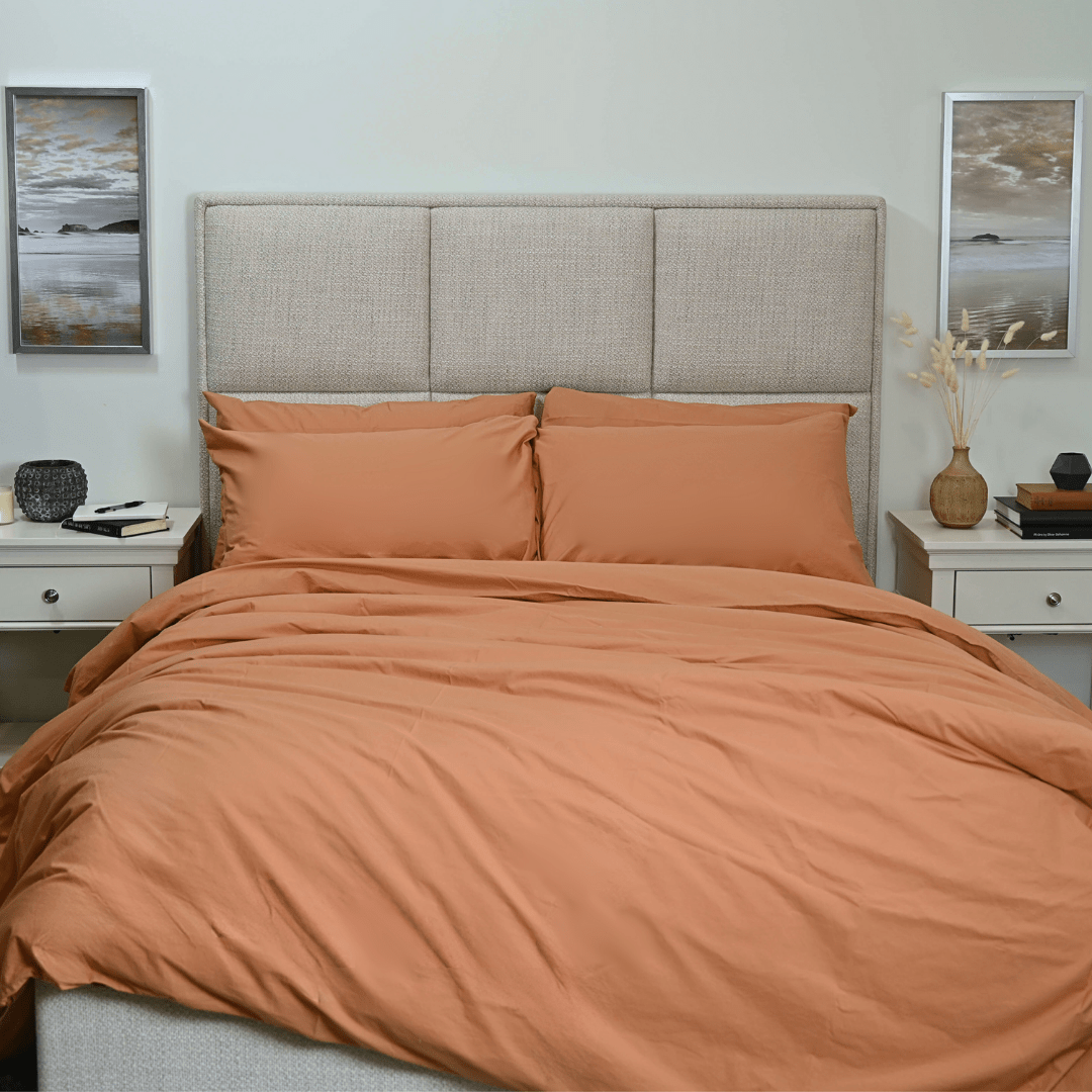 Washed Percale Duvet Cover