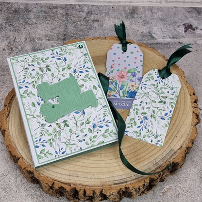 The Paper Boutique Sunny Gardens 8 in x 8 in Paper Kit Pad