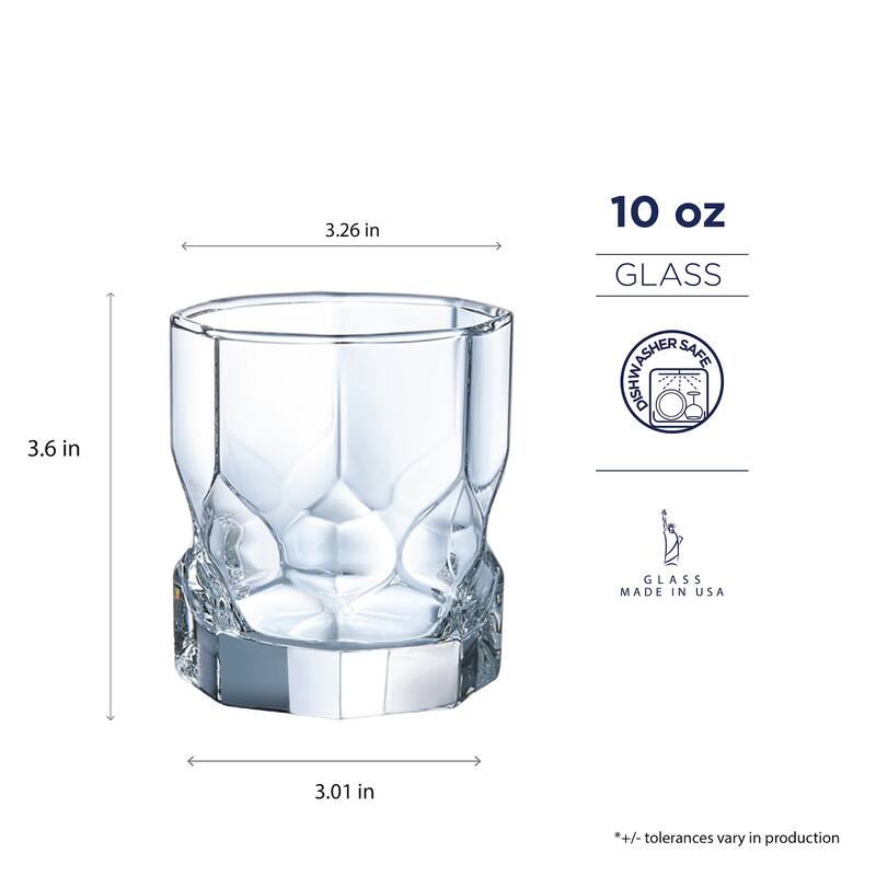 Luminarc 16 Piece Topaz Glassware Set