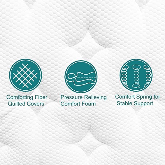 UltraFlex® HARMONY Orthopedic, Coiled Innerspring Comfort layer Foam Encased, Eco-friendly Hybrid Mattress (Made in Canada)