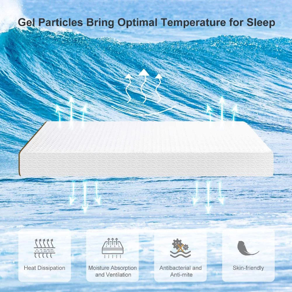 UltraFlex® PURITY -  Spinal Care Orthopedic Cool Gel, Pressure Relief Foam Encased, Multiple spinal Posture Support, LowMotion Transfer quilting, Natural Foam Blend, Comfort+, Eco-Friendly Mattress (Made in Canada)