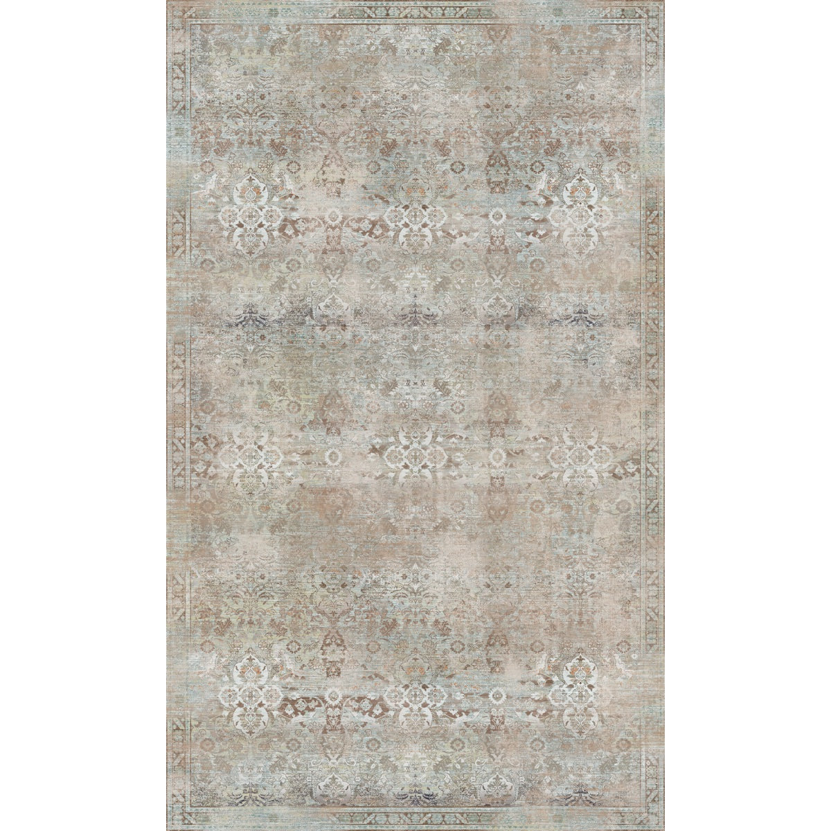 Teppich Kissara Beige Blau