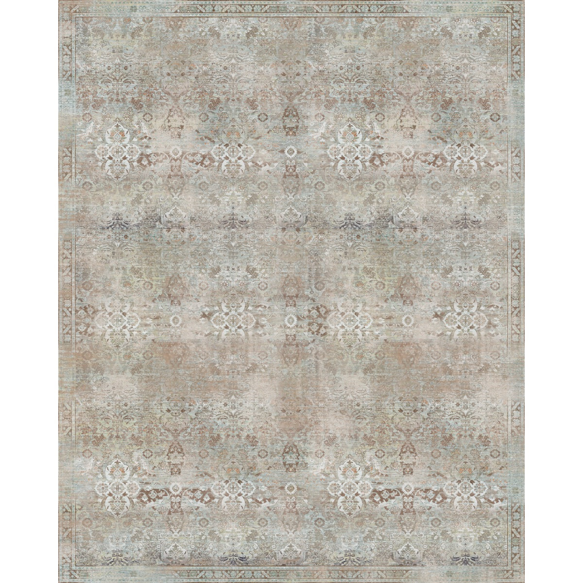 Teppich Kissara Beige Blau