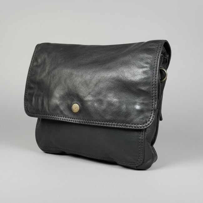MET Small Leather Flap Crossbody Bag