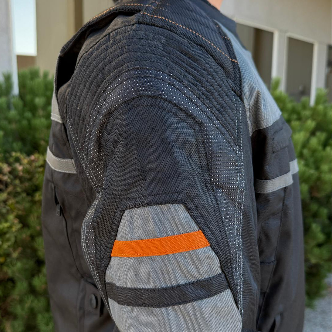 Open Road Men's Armored Textile Motorcycle Jacket