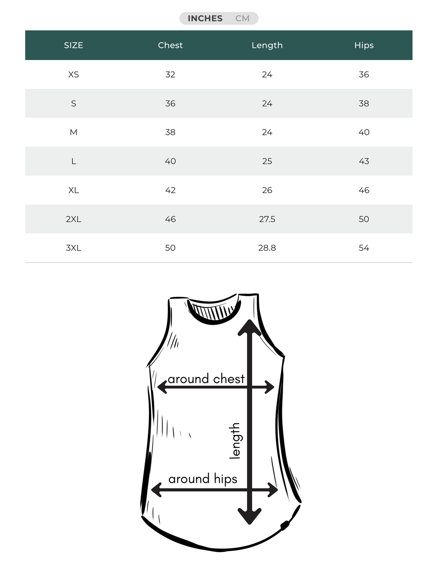 Women's Relaxed Tank - Blank Apparel - Teal