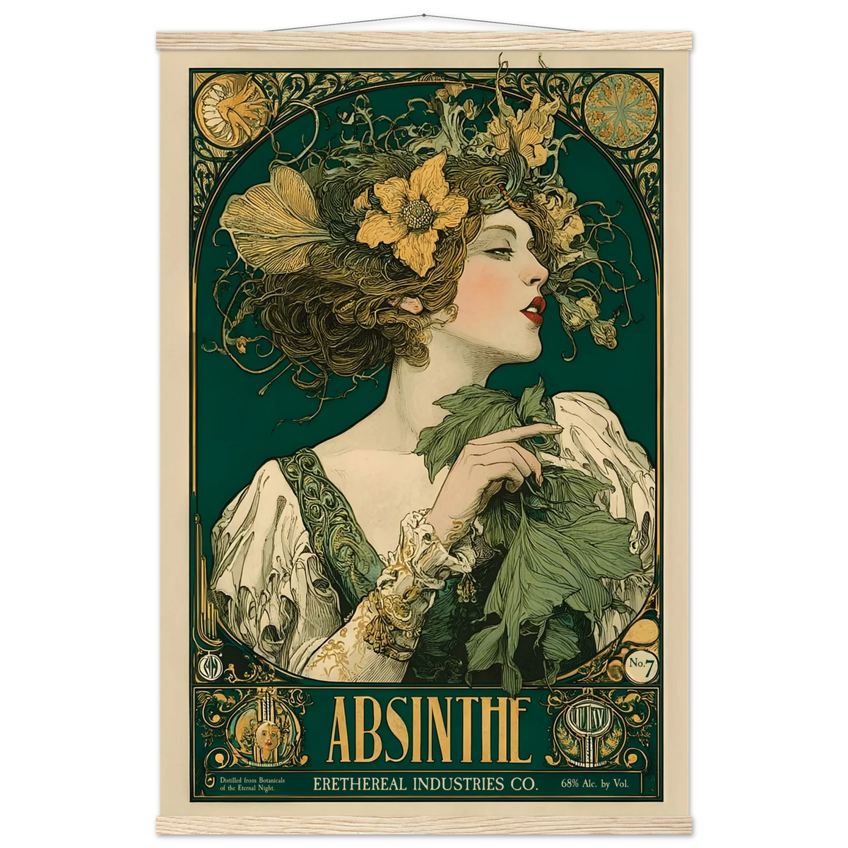 L’Absinthe d’Ombre - Poster & Framed Print