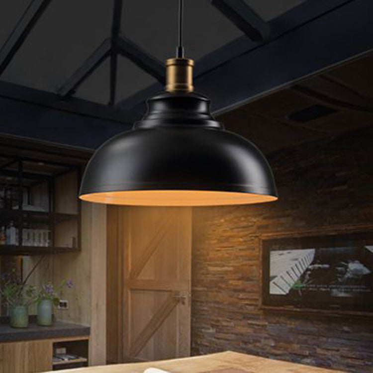 Industrial Pendant Light - Barn Metal Hanging Light Fixture for Kitchen Island, 30cm E27 Vintage Ceiling Lamp