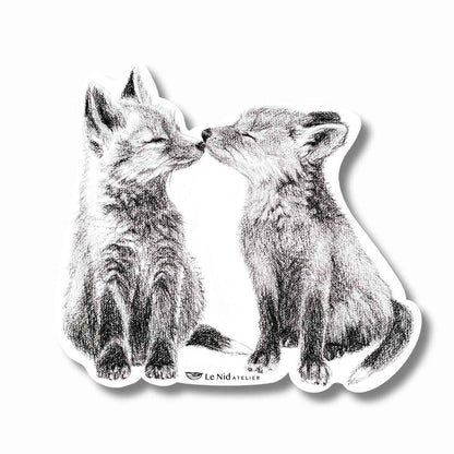 Adorable Foxes Magnet