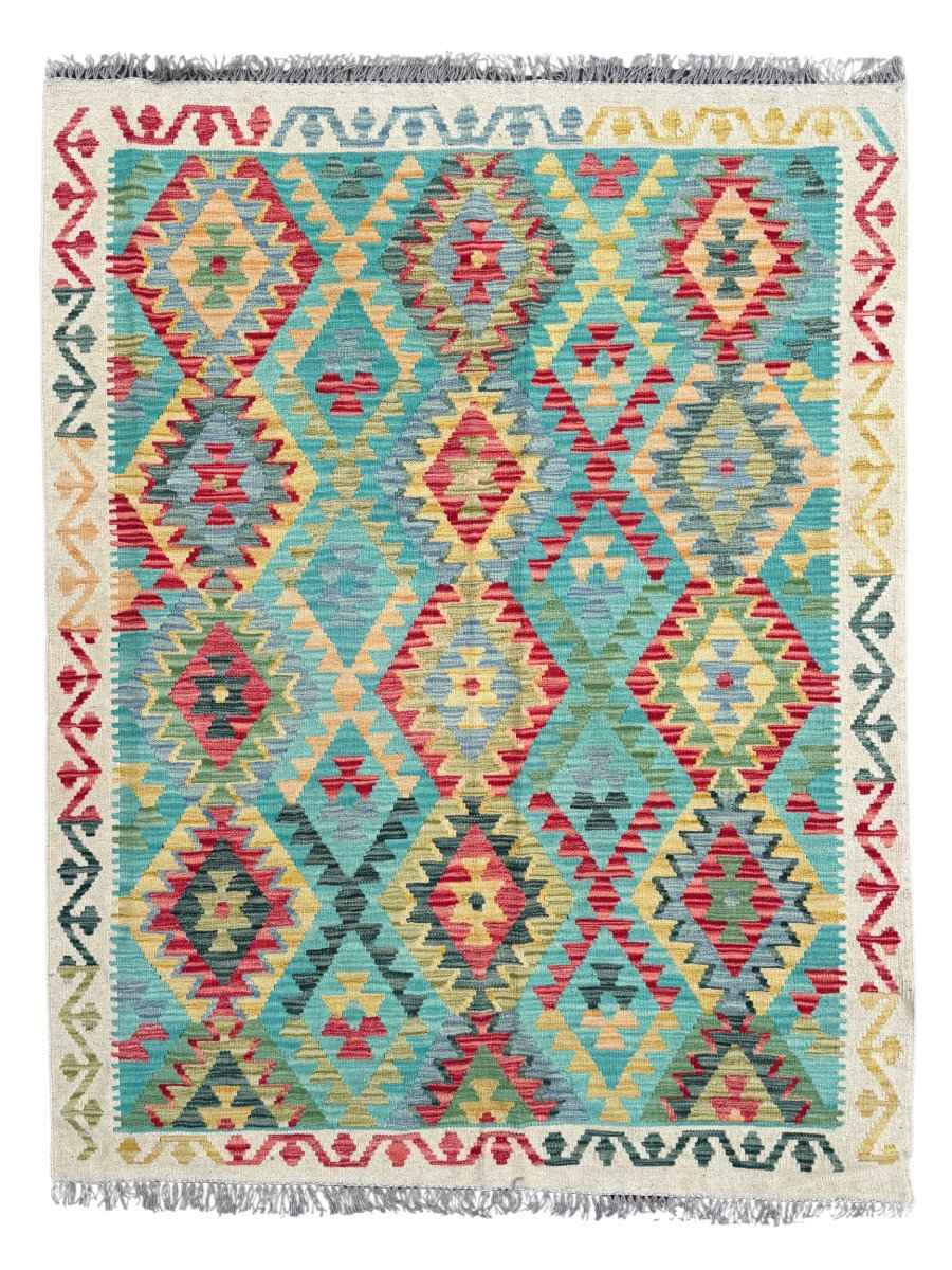 Afghan Maimana Kilim Rug | 4' 11" x 6' 4"