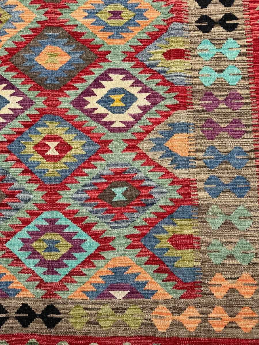 Afghan Maimana Kilim Rug | 5' 10" x 8' 5"