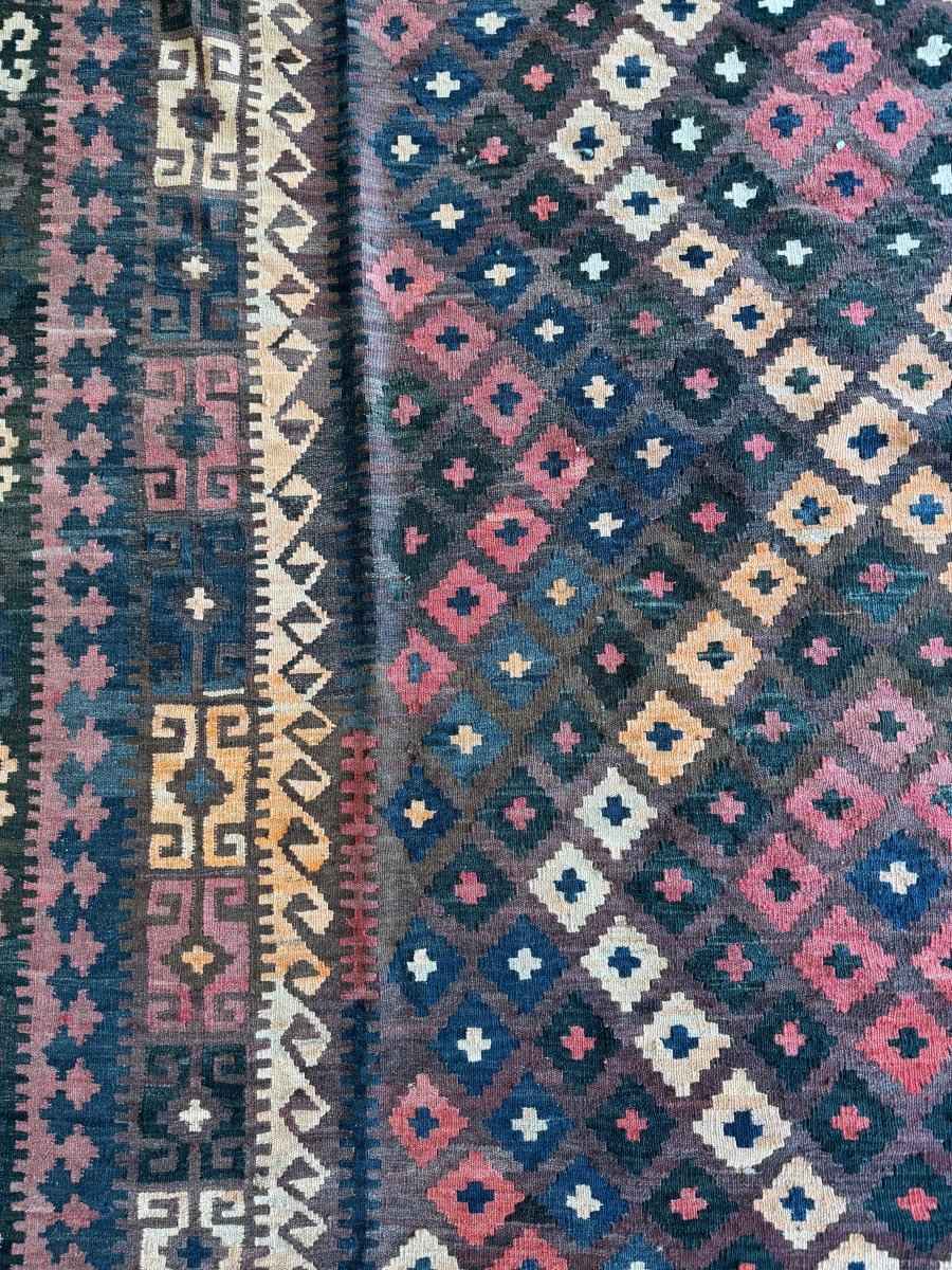 Afghan Uzbek Kilim Rug | 7' 10" x 10' 6"