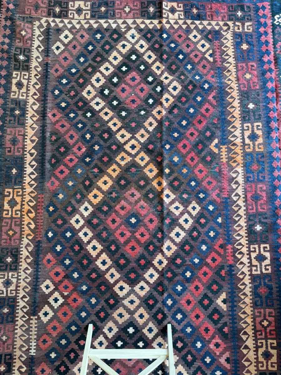 Afghan Uzbek Kilim Rug | 7' 10" x 10' 6"