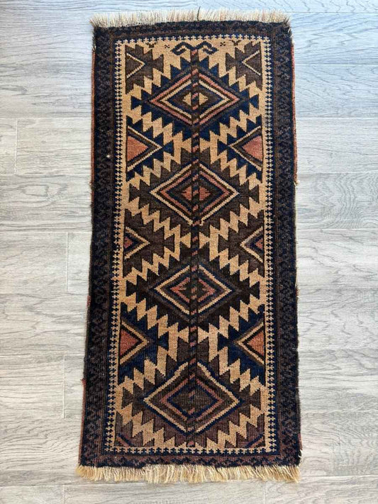 Antique Baluch Bag Face Rug | 1' 6" x 3' 2"