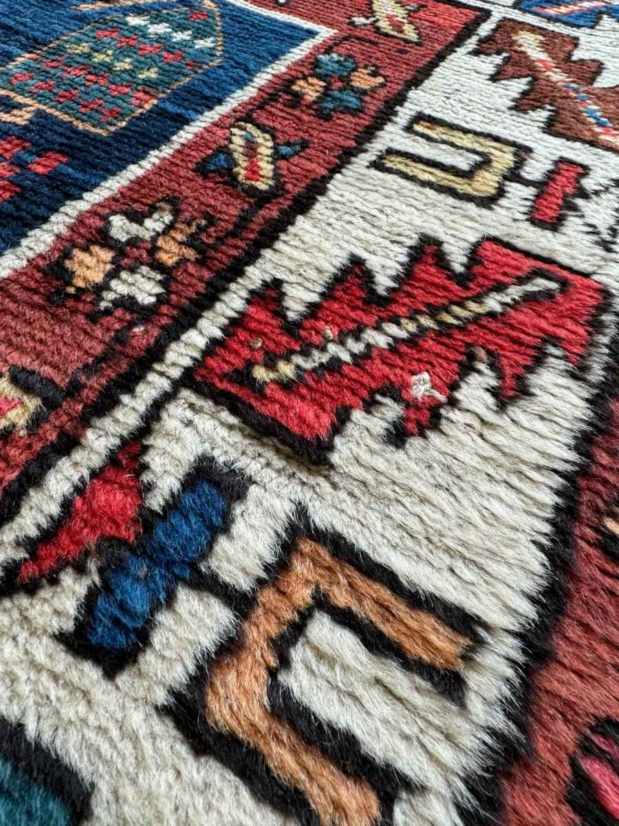 Antique Caucasian Kazak Rug | 3' 9" x 9' 6"