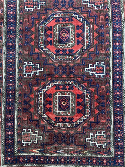 アンティーク ペルシャ バルーチ ラグ | 155 x 91 cm