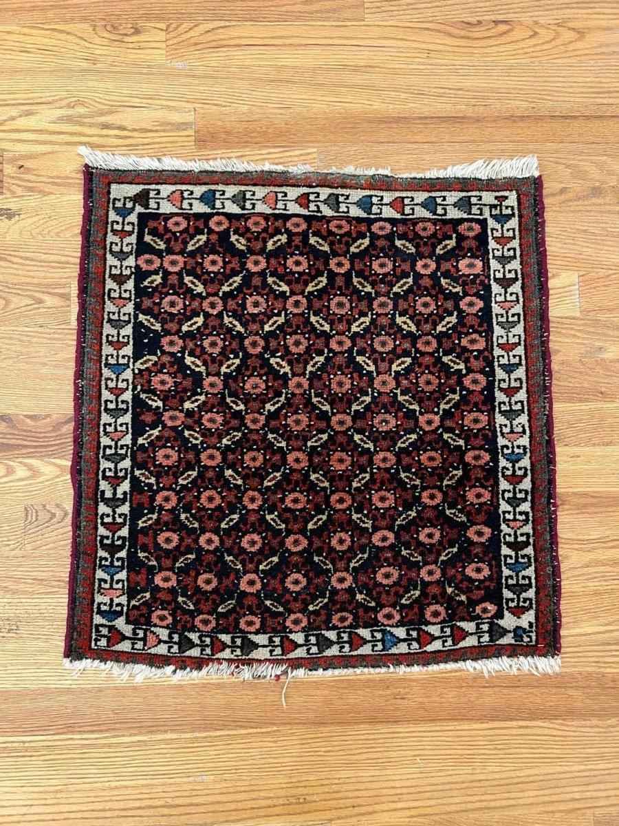 Antique Persian Malayer Rug | 2' 1" x 2'
