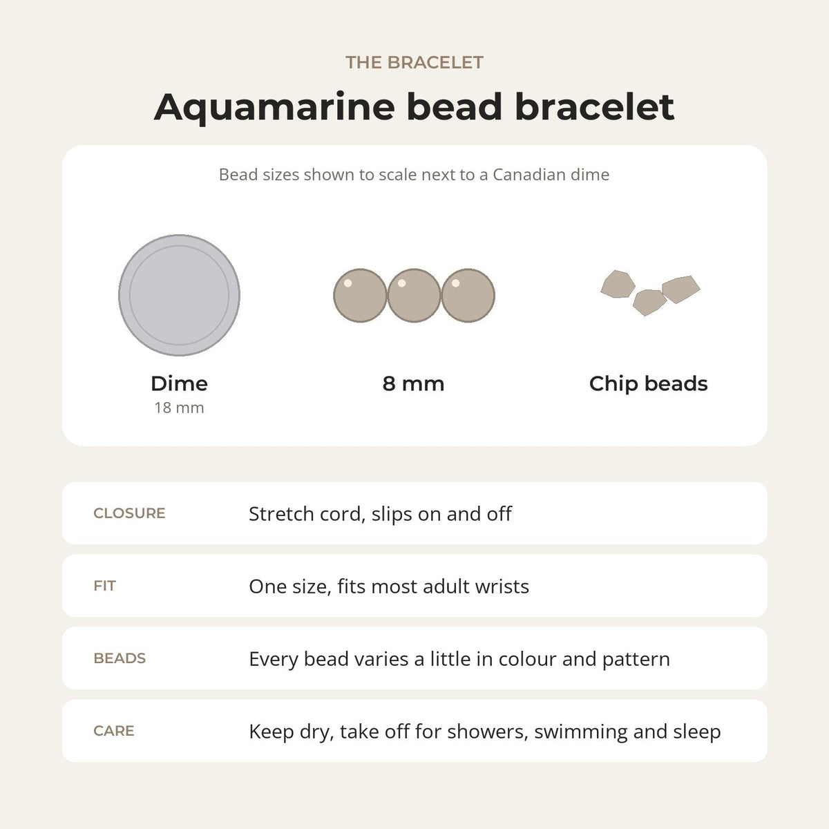 Aquamarine A Bracelet