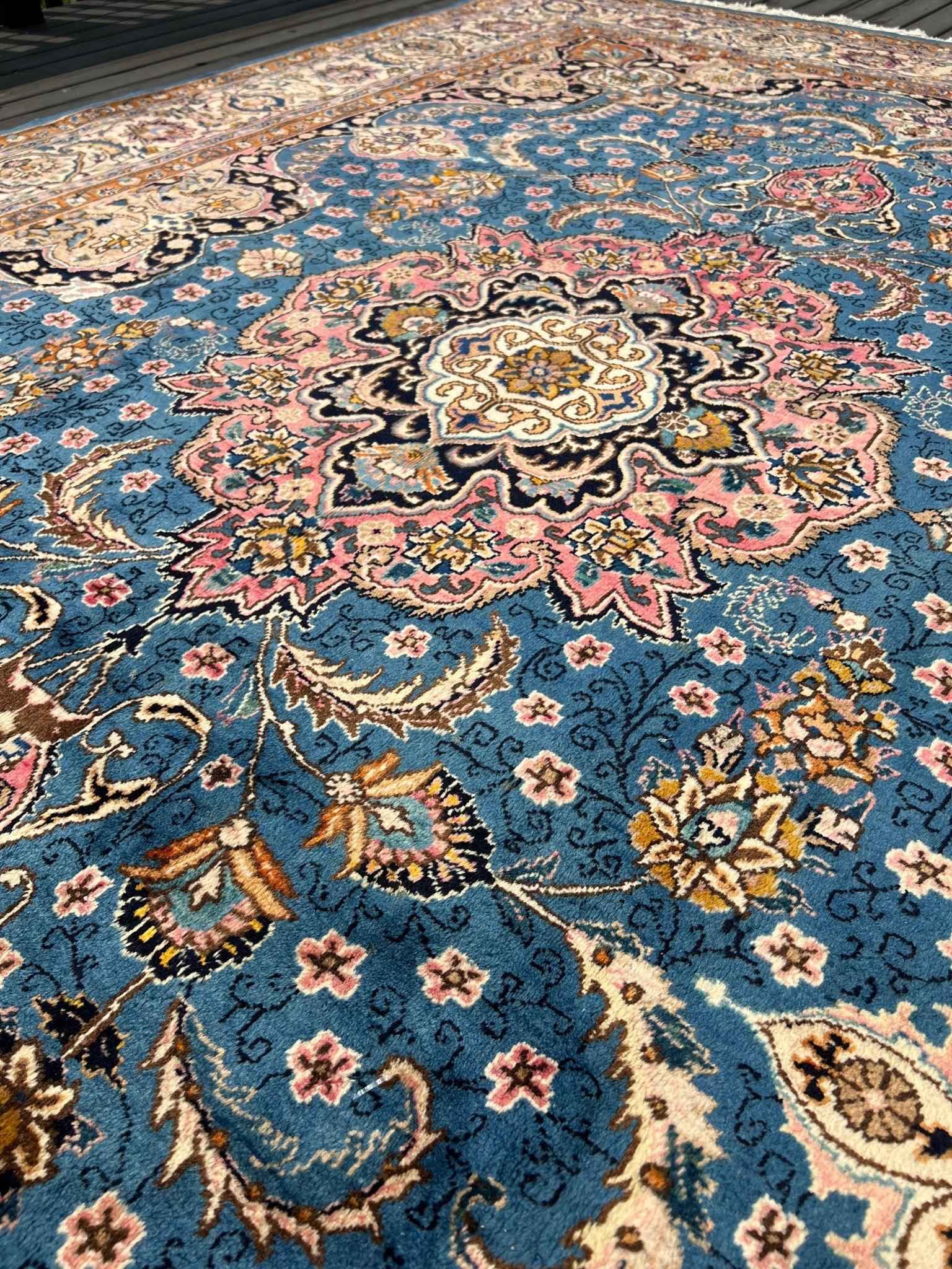 Aseman | 11' 4" x 8' 3" | Persian Kashmar Rug
