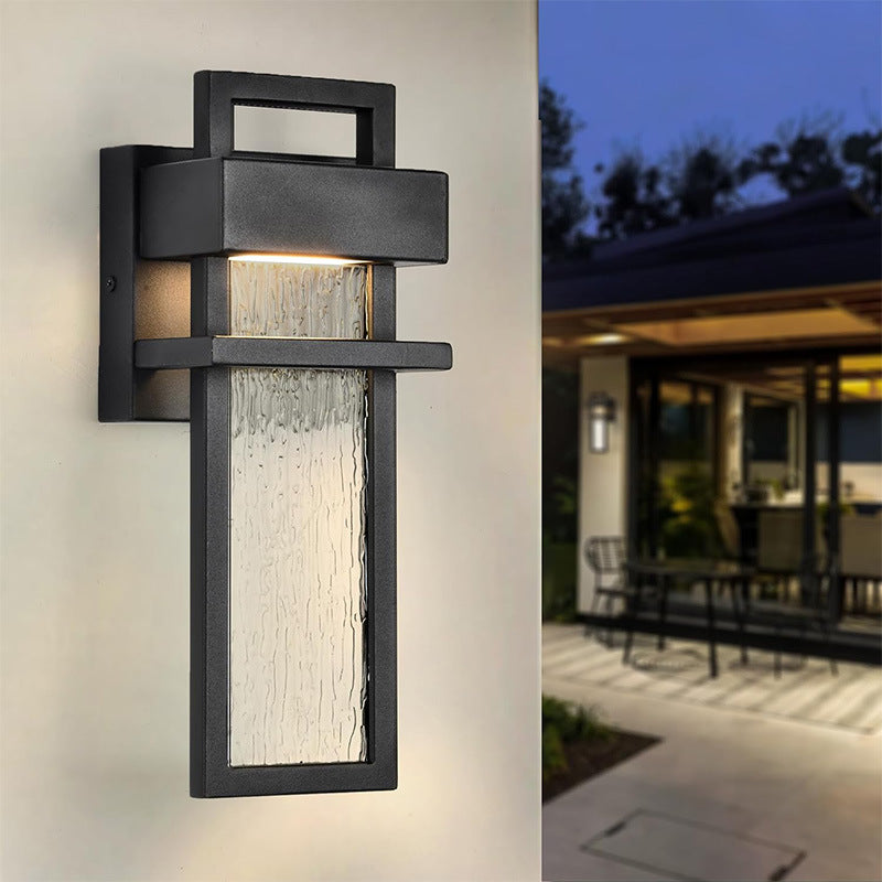 Modern Minimalist Outdoor LED Wall Light – Waterproof Aluminum Balcony & Patio Sconce with Sensor Options