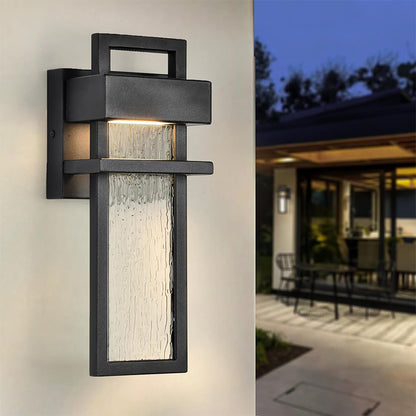 Modern Minimalist Outdoor LED Wall Light – Waterproof Aluminum Balcony & Patio Sconce with Sensor Options