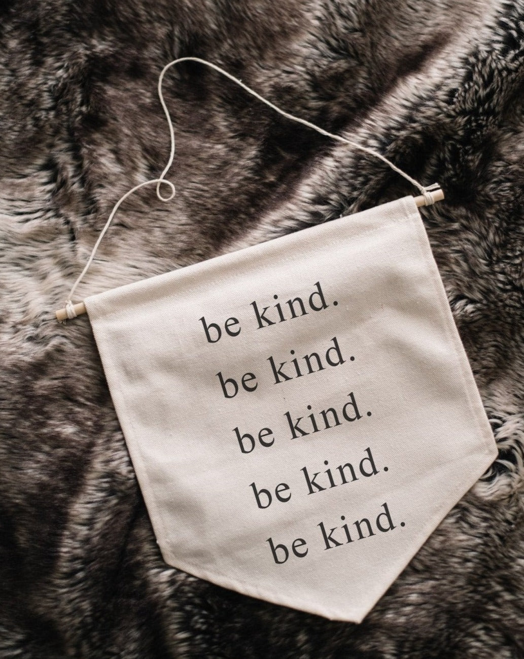 be kind Canvas Banner
