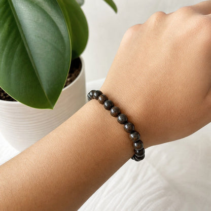 Bronzite Round Bracelet - 8mm