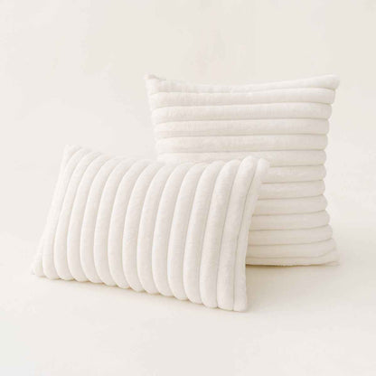 Modern Striped Pillow Cover – Polyester Sofa Cushion Case for Living Room & Bedroom