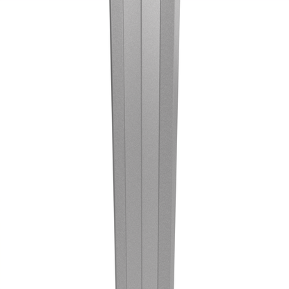 Poteau d'aluminium à 12 côtés de 3'' pour enfouissement direct