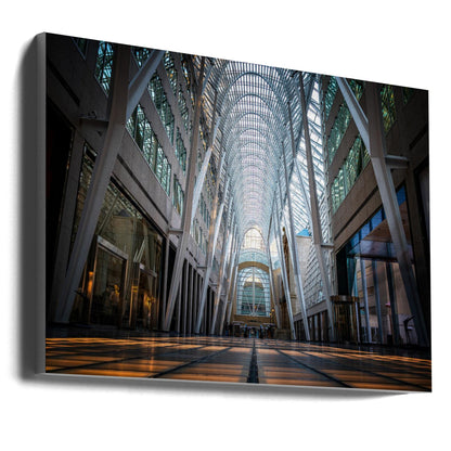 Wall art Brookfield Place, a poetic hymn of light & symmetry
