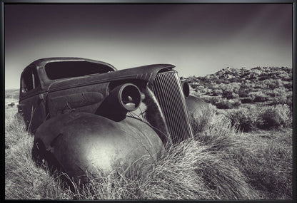 Wall art Disposed-Car