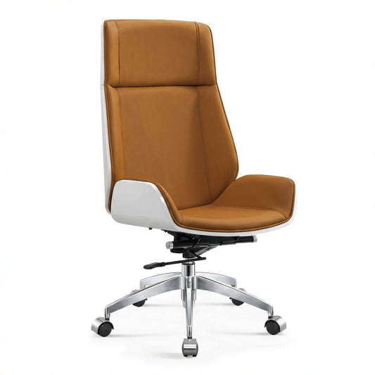 Cartagena Premium Cognac Leather Office Chair