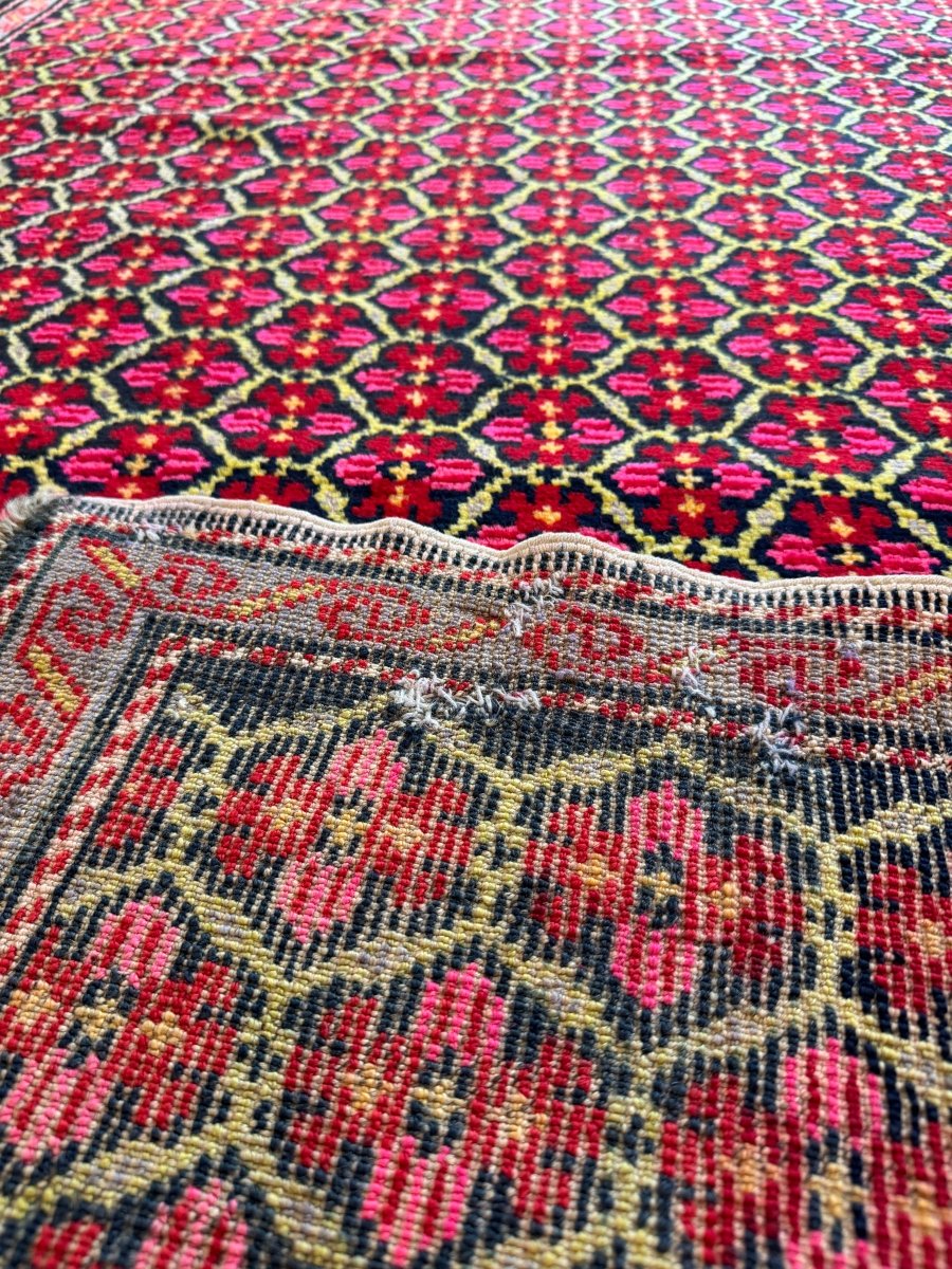 Kaukasischer Karabagh Läufer | 124 x 457 cm