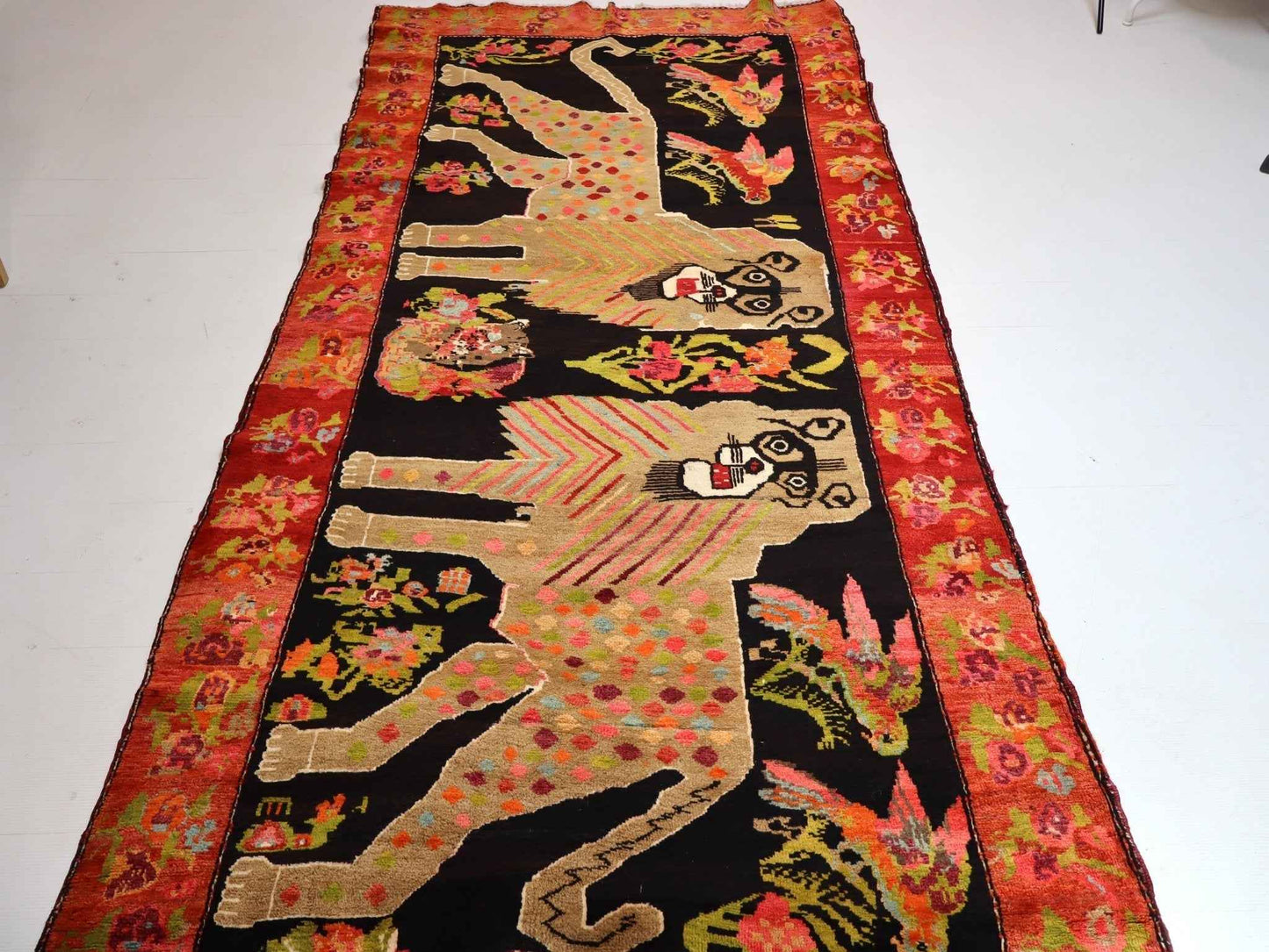 Caucasian Karabakh Rug | 4' 5" x 9' 8"