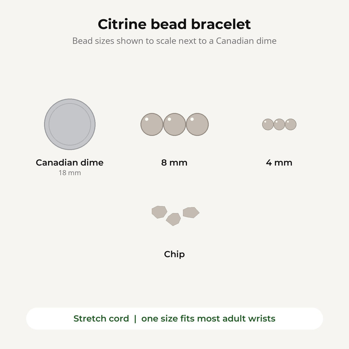 Citrine Chip Bracelet (Enhanced)