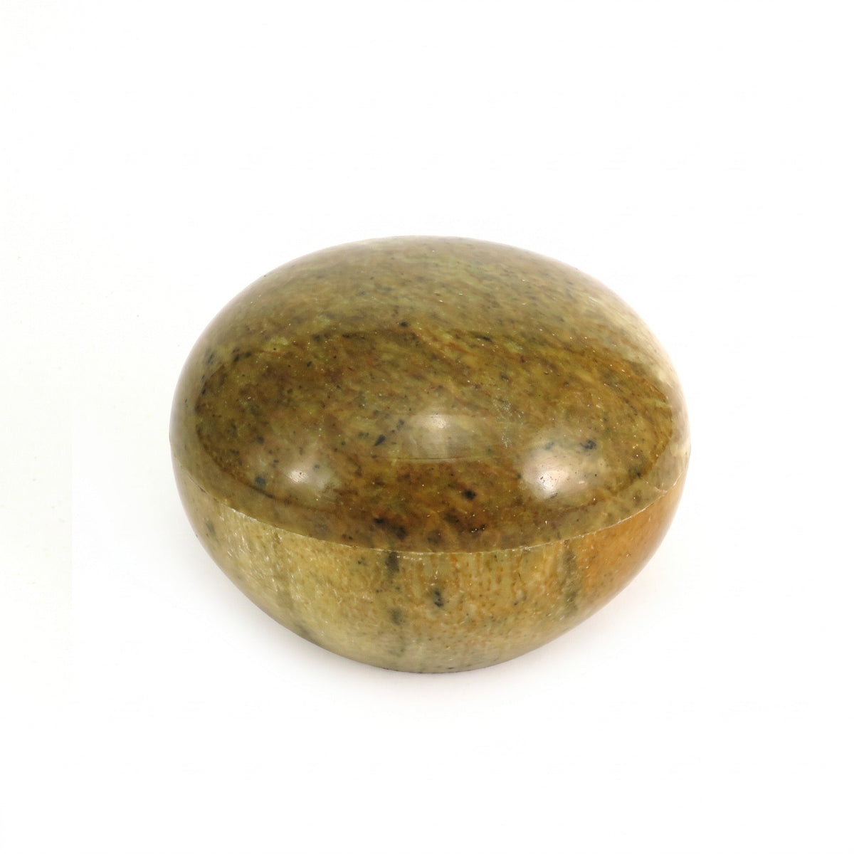 Soapstone Trinket Box - 4" Wide