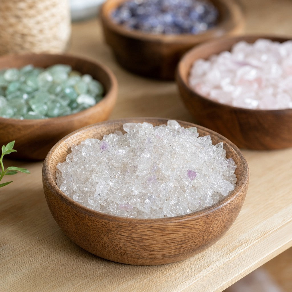 Clear Quartz A Tumbled Stones - Assorted