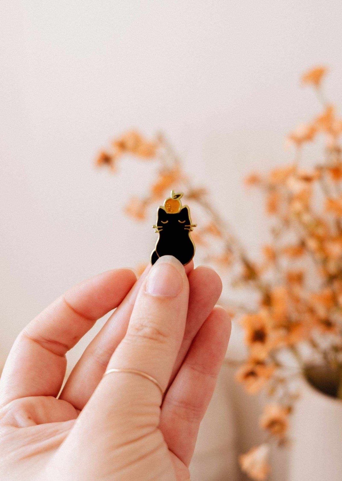 クレメンタイン・キャット エナメルピン