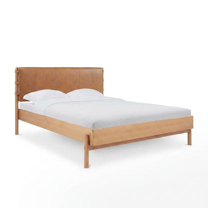 Colin Top-Grain Leather Bed