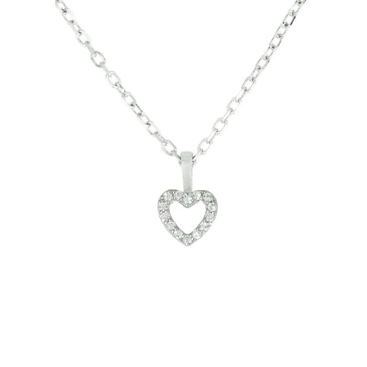 Collier Coeur en argent sterling