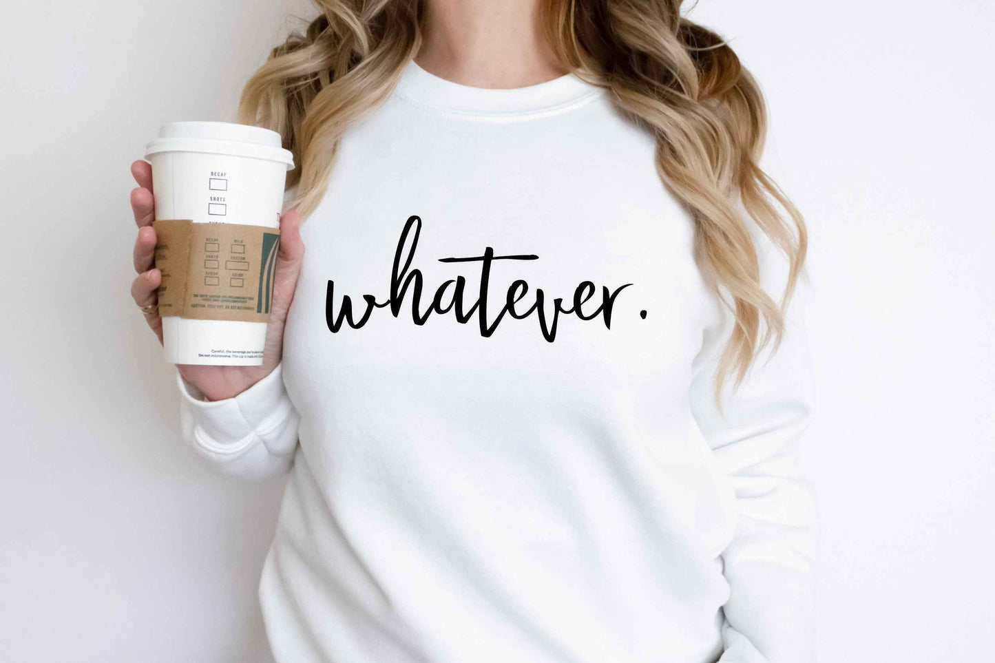 Whatever Pullover Sweatshirt