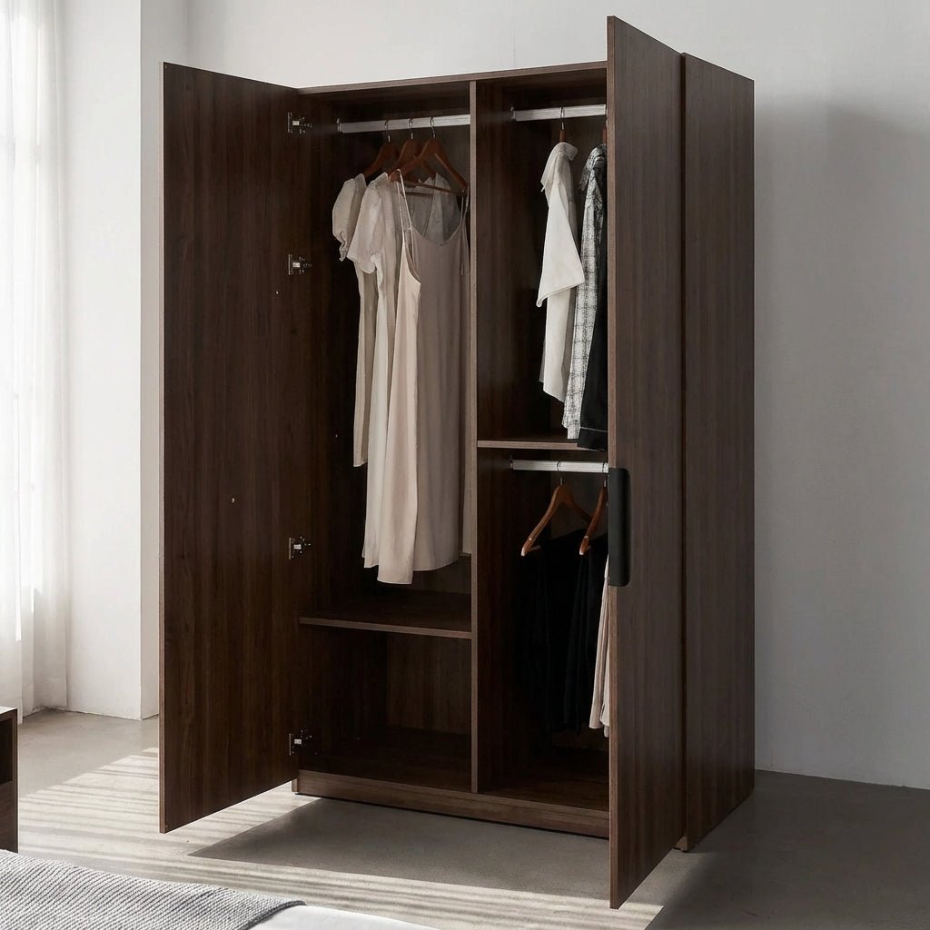 Dalumd Two-Door Wooden Wardrobe