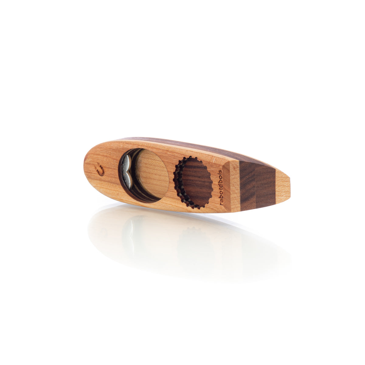 Décapsuleur polyvalent en bois “l’Ultime D-Cap”