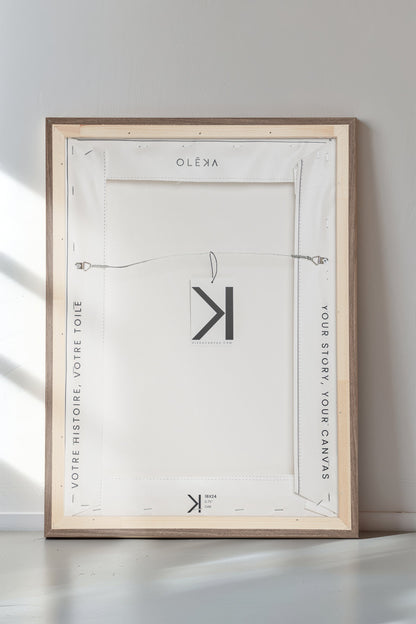RÊVES PASTELS, Oeuvre sur toile étirée
