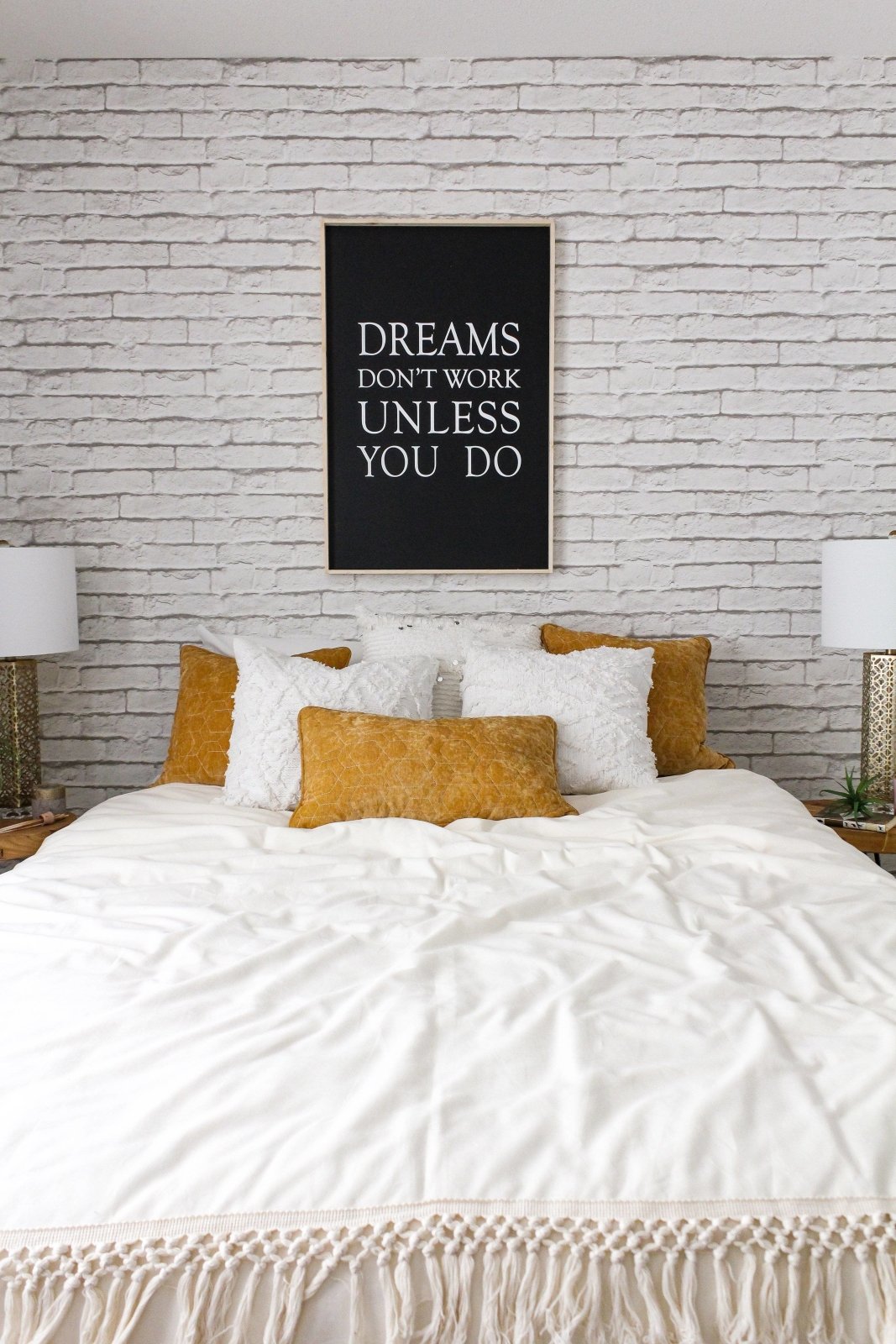 Dreams Don't Work Unless You Do Wood Sign - AURABAGS SHOP