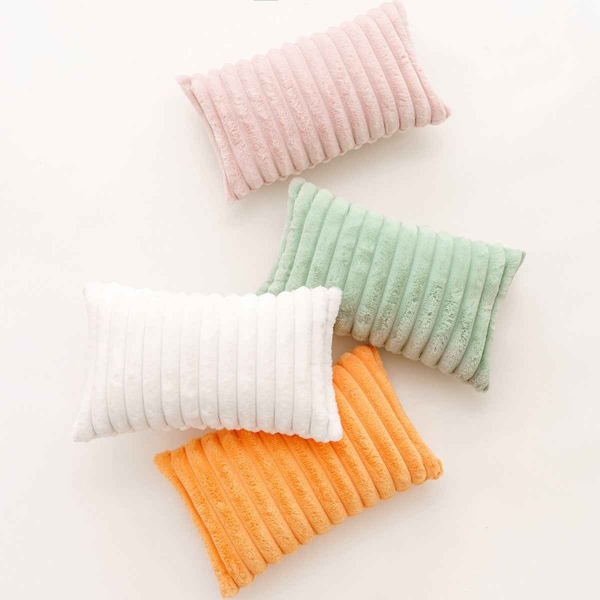 Modern Striped Pillow Cover – Polyester Sofa Cushion Case for Living Room & Bedroom